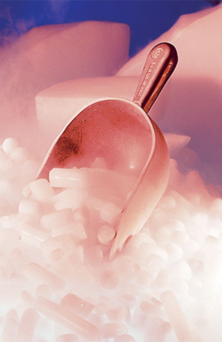 Dry ice pellets